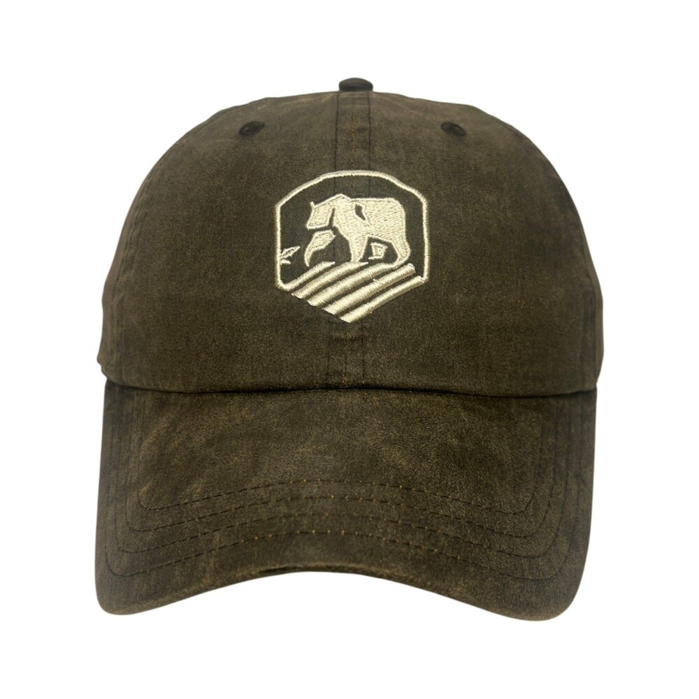 The Normal Brand Waxed Outdoor Hat StrapBack Baseball Cap EUC Adjustable